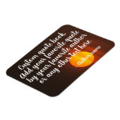 Aangepaste tekst en naam auteur magneet (Linkerzijde)