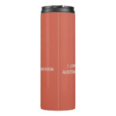 Aangepaste tekst en naam Love Koala Thermosbeker (Achterkant)