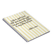 Aangepaste tekst en naam van de auteur notitieboek (Rechterzijde)