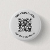 Aangepaste tekst en uw QR-code Button (Voorkant)