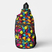 Aangepaste tekst Energetische Pickleball Flow Sling Bag (Voorkant)