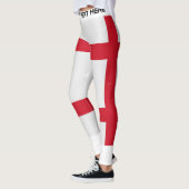 Aangepaste tekst Engeland Voetbalfan Leggings (Links)