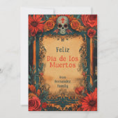💀Aangepaste tekst Eternal Blossoms wenskaart (Voorkant)