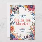 💀Aangepaste tekst Eternal Celebration wenskaart (Voorkant)