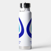 Aangepaste tekst Evil Eye Nazar Amulet Waterfles (Rechts)