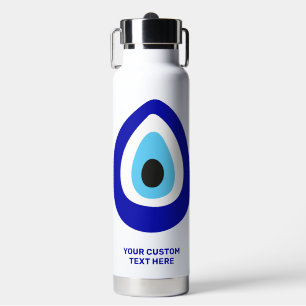 Aangepaste tekst Evil Eye Nazar Amulet Waterfles