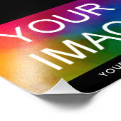 Aangepaste Tekst Familie Evenement Bruiloft Foto Foto Afdruk (Hoek)