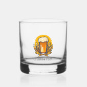 Aangepaste tekst feest whiskeyglas whisky glas (Voorkant)