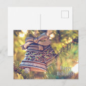 Aangepaste tekst Feestdagen / Kerst briefkaart (Voorkant / Achterkant)