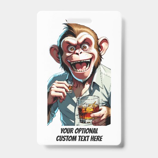 Aangepaste tekst feestdier badge (Voorzijde)