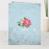 Aangepaste tekst Félicitations mon amour Rustique  Kaart (Achterkant)