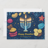 Aangepaste tekst Festival of Lights: Feestdagenkaart (Voorkant)