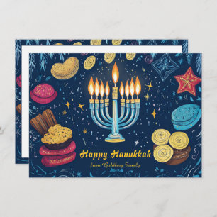 Aangepaste tekst Festival of Lights: Feestdagenkaart