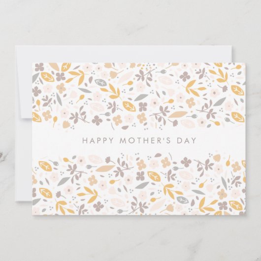 Aangepaste tekst Floral Confetti Beste Moederdag (Voorkant)