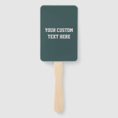 Aangepaste tekst FOOTBALL hand fans Handwaaier (Achterkant)