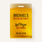Aangepaste tekst & foto BIER badges (Voorkant)
