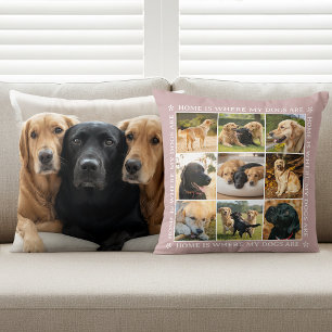 Aangepaste tekst foto collage huisdier hond liefde kussen