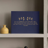 Aangepaste tekst foto herdenkings funeral leaves gastenboek