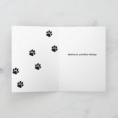 Aangepaste tekst foto verjaardag van huisdier kaart (Binnen)