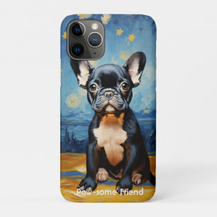 🐕 aangepaste tekst, Franse pup Case-Mate iPhone Case