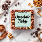 Aangepaste tekst Fudge Thuisgemaakte label CK013bf