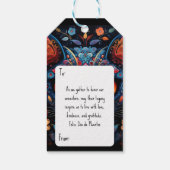 Aangepaste tekst 💀😺 Gato De Los Muertos Cadeaulabel (Achterkant)