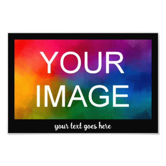 Aangepaste tekst gebeurtenis bruiloft familie foto foto afdruk (Voorkant)