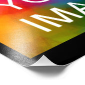 Aangepaste tekst gebeurtenis bruiloft familie foto foto afdruk (Hoek)