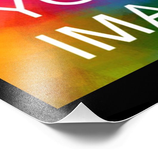 Aangepaste tekst gebeurtenis bruiloft familie foto foto afdruk (Hoek)