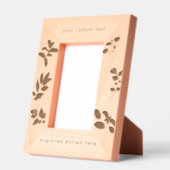 Aangepaste tekst gegraveerd Afbeelding Lijst koken (Links)