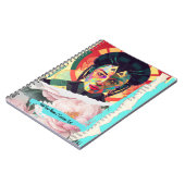 AANGEPASTE TEKST- Geometrische Beauty Collage - AI Notitieboek (Linkerzijde)