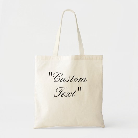 Aangepaste tekst, Gepersonaliseerd tas, aangepaste Tote Bag (Voorkant)