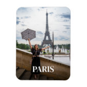 Aangepaste tekst gepersonaliseerde fotomagneet magneet (Verticaal)