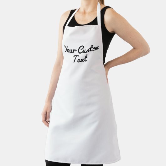 Aangepaste tekst gepersonaliseerde koken bakken BB Schort (Insitu)