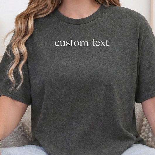 Aangepaste tekst Gepersonaliseerde quote Inside Jo T-shirt