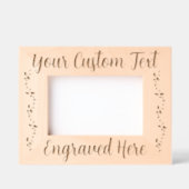 Aangepaste tekst Gepersonaliseerde wijnstokken Gegraveerde Lijstjes (Voorkant)