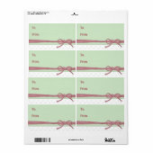 Aangepaste tekst geplaatst met een boog etiket (Full Sheet)