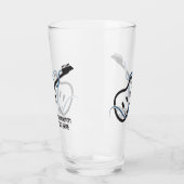 Aangepaste tekst gestileerde gitaar glas (Links)