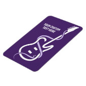 Aangepaste tekst gestileerde gitaar magneet (Linkerzijde)