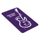 Aangepaste tekst gestileerde gitaar magneet (Rechterzijde)