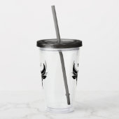 Aangepaste tekst gestyliseerde bull tumblers acryl drinkbeker (Links)
