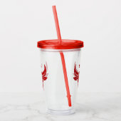Aangepaste tekst gestyliseerde bull tumblers acryl drinkbeker (Links)