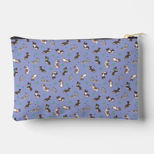 Aangepaste tekst Goede hond Aussie Fun ritssluitin Etui (Achterkant)