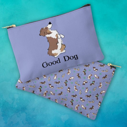 Aangepaste tekst Goede hond Aussie Fun ritssluitin Etui