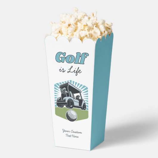 Aangepaste tekst Golf is Leven Bedankdoosjes (Popped)