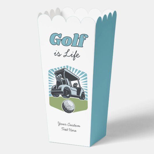 Aangepaste tekst Golf is Leven Bedankdoosjes (Voorkant)