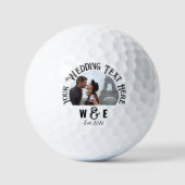 Aangepaste Tekst Golfbal Wedding Favors Golfballen (Voorkant)