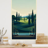 Aangepaste tekst Golfer Gift Poster (Keuken)