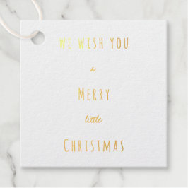 Aangepaste Tekst Goud Rood Vrolijk kerstfeest Bedankjes Labels