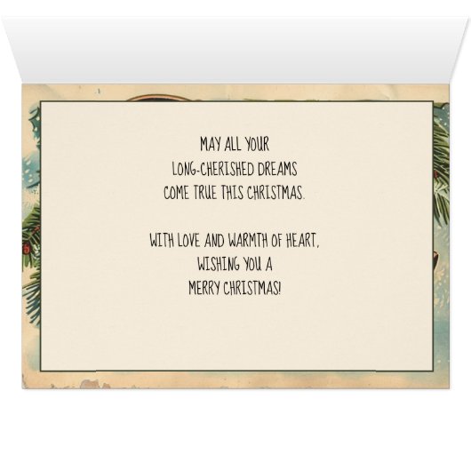 🎾🎄Aangepaste tekst, GRAND SLAM KERST! (Binenzijde Horizontaal (Onderkant))